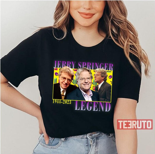 Rip Jerry Springer Legend Homage Unisex T-Shirt