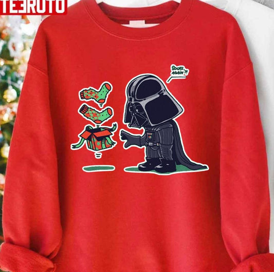 Star Wars Sith Darth Vader Chibi Socks Again Christmas Gift Unisex Sweatshirt