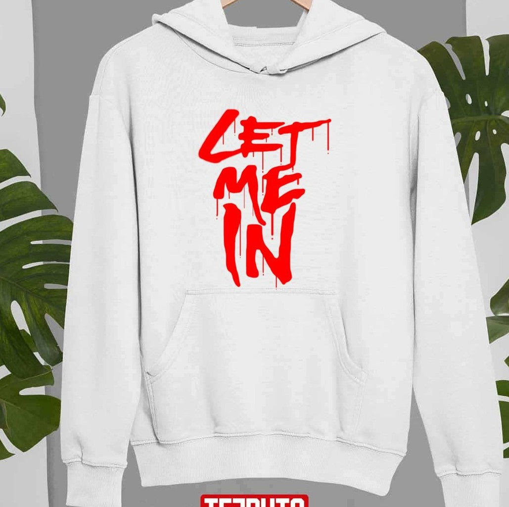 Red Text The Fiend Let Me In Unisex Sweatshirt
