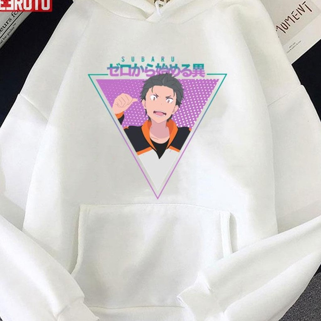 Natsuki Subaru Rezero Retro Design Unisex T-Shirt