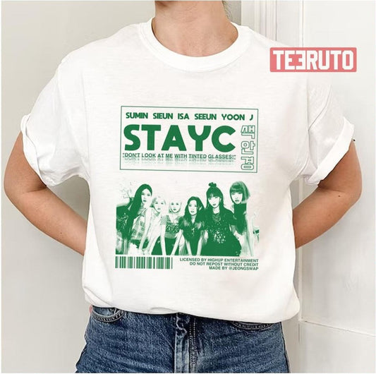 Poster Retro Version Stayc Band Unisex T-Shirt