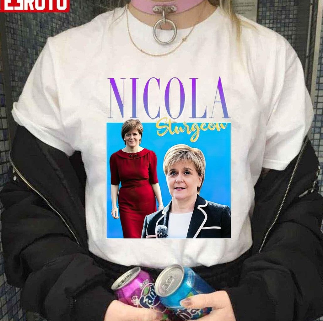 Nicola Sturgeon Retro Vintage Unisex Sweatshirt