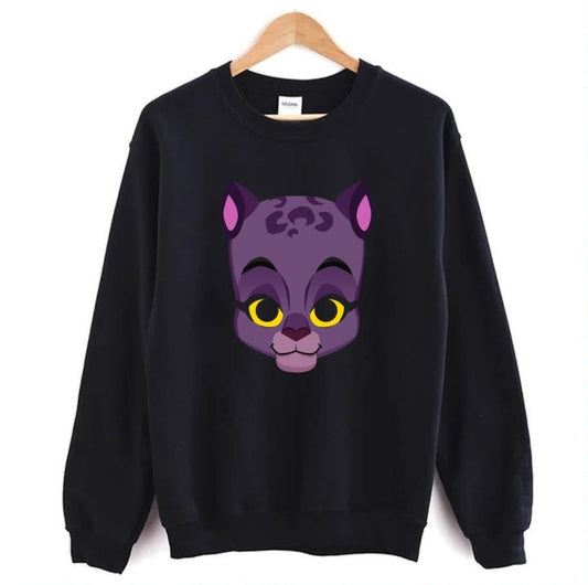 Purple Cheetah Zooba King Unisex Sweatshirt