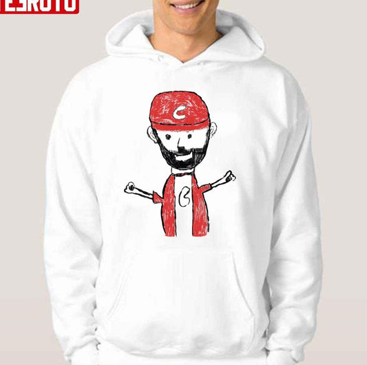 Nick Castellanos Illustration Philadelphia Phillies Unisex Hoodie