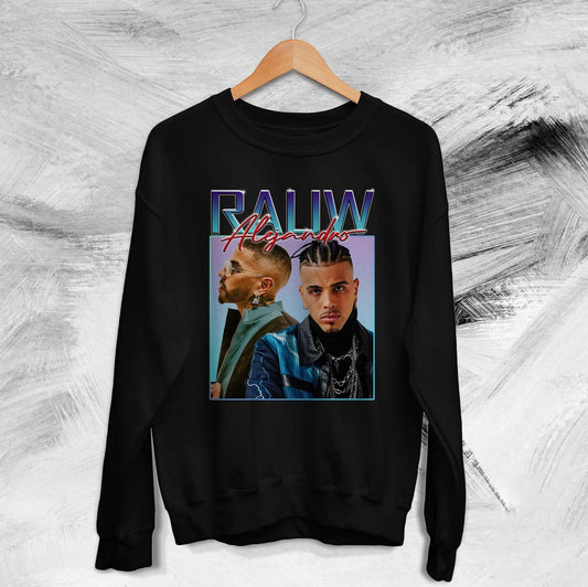 Rauw Alejandro Vintage Rap Music Raúl Alejandro Ocasio Ruiz Retro Unisex Sweatshirt