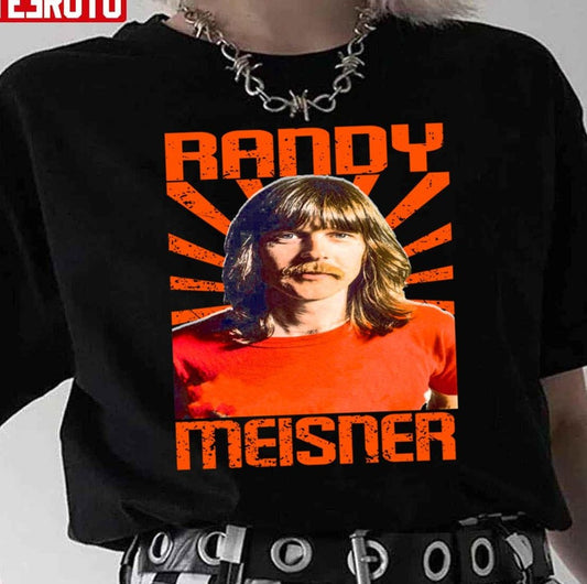 Randy Meisner Singer Red Retro Unisex T-Shirt
