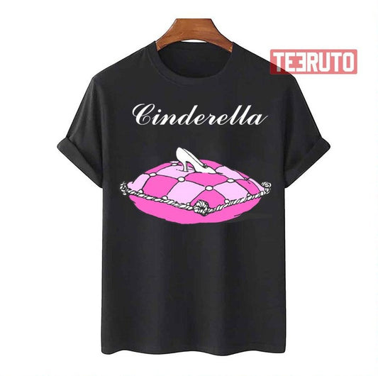 Slipper On Pink Vintage Art Cinderella Unisex T-Shirt