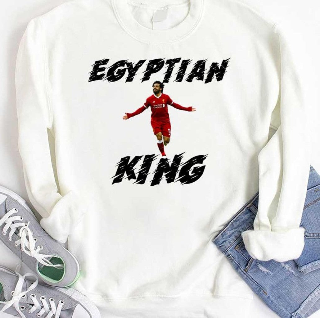 Mohamed Salah Egyptian King Football Design Unisex Hoodie