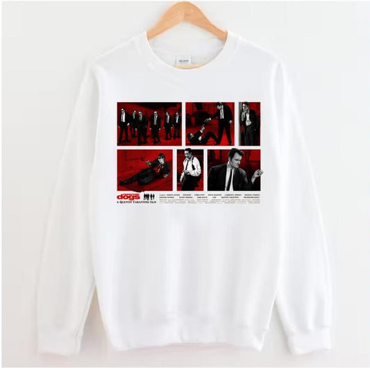 Red Collage Art Reservoir Dogs Movie Unisex Sweatshirt