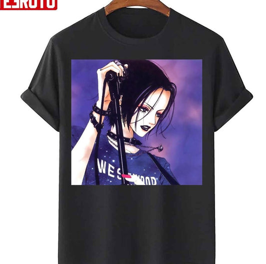 Nana Osaki On Purple Background Unisex T-Shirt