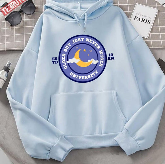 Anti Hero University Older But Just Never Wiser TS Swift Unisex Hoodie