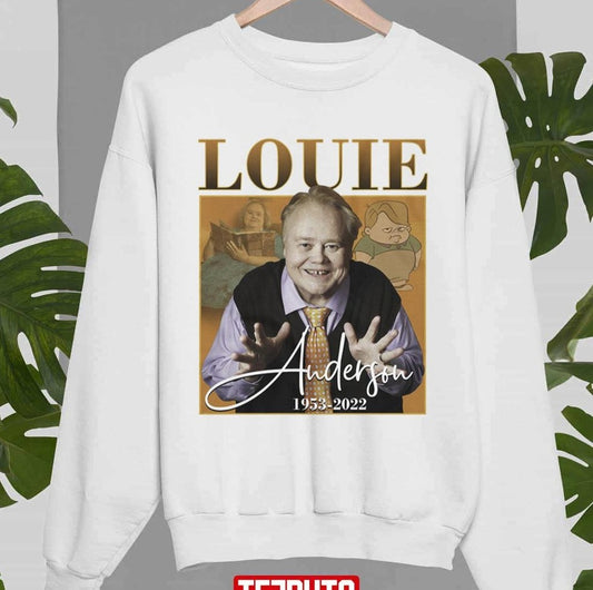 Rip Louie Anderson Rest In Peace Life With Louie Vintage Unisex Sweatshirt