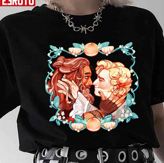 Romantic Blackbeard And Stede Cuddle Love Our Flag Means Death Unisex T-shirt