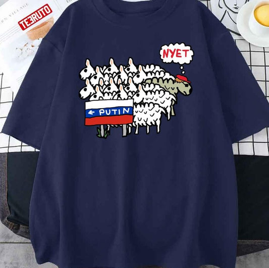 Anti Putin Nyet Unisex T-Shirt