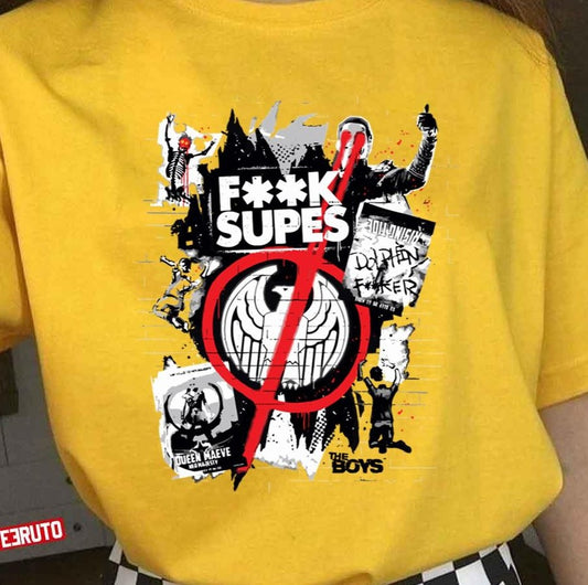 Anti Supes Graffiti The Boys Tv Show Unisex T-Shirt