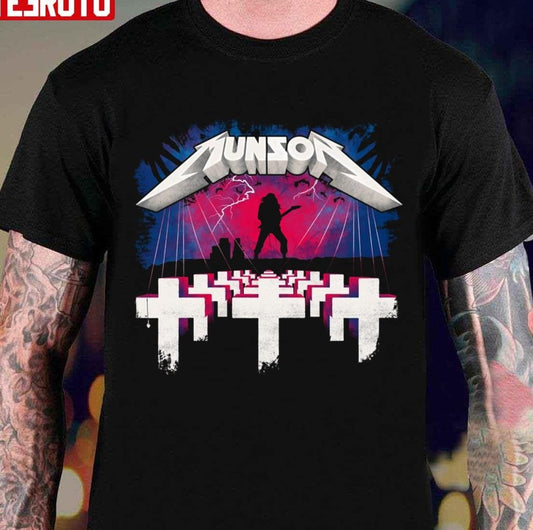 Munson Rock Metal Stranger Things Artwork Unisex T-Shirt