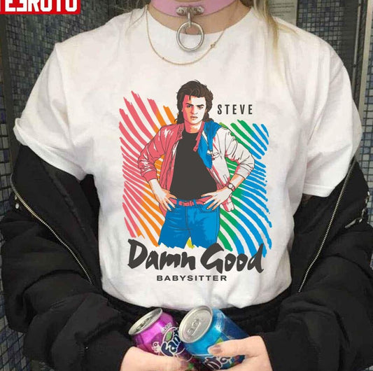 Steve The Babysitter Vintage Damn Good Unisex T-Shirt
