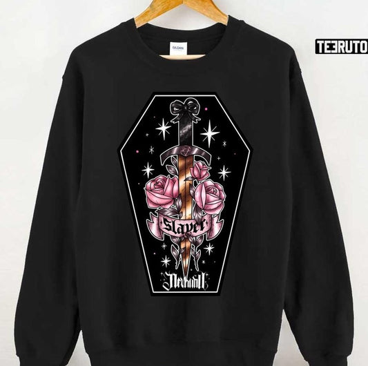 Slayer Sword Roses Halloween Witch Unisex Sweatshirt