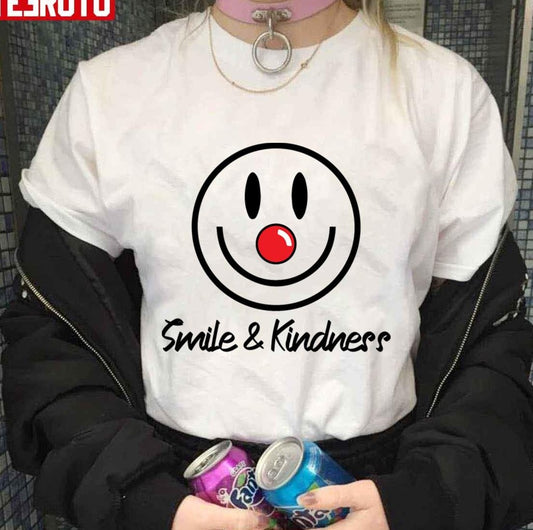 Smile And Kindness Red Nose Day Unisex T-shirt