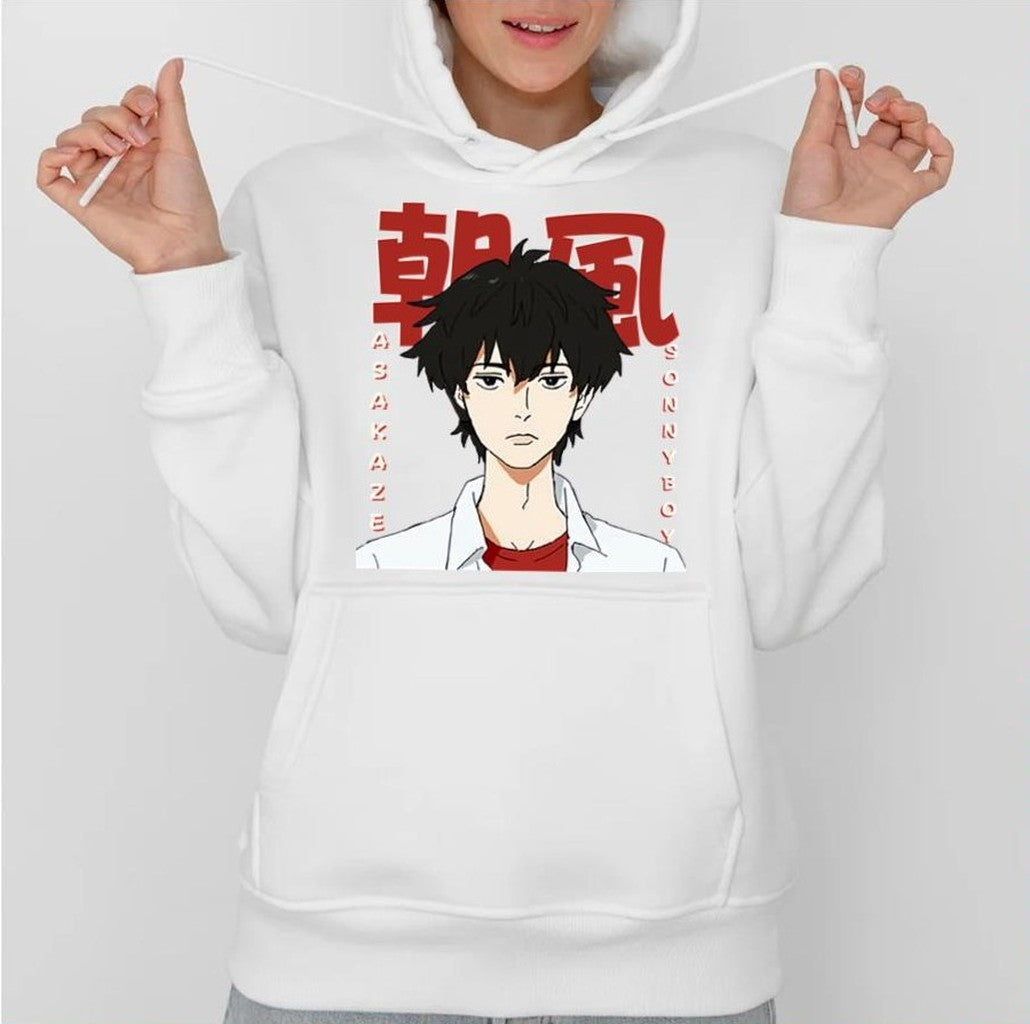 Asakaze Sonny Boy Red Kanji Logo Unisex Sweatshirt