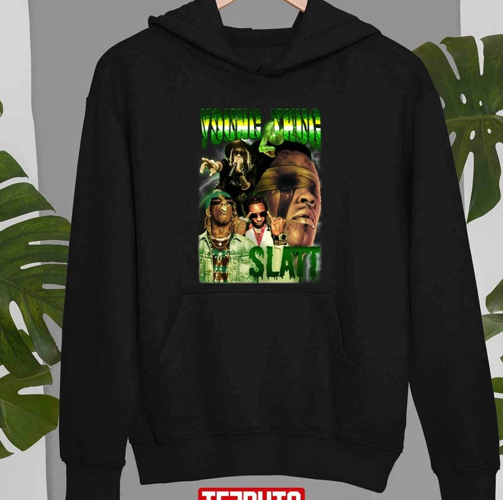 Slatt Young Thug Rapper Vintage Bootleg 90s Unisex Sweatshirt