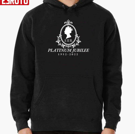 Queen Elizabeth II Platinum Jubilee 1952 2022 Unisex Hoodie