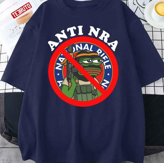 Anti NRA Pepe The Frog Meme Unisex T-Shirt