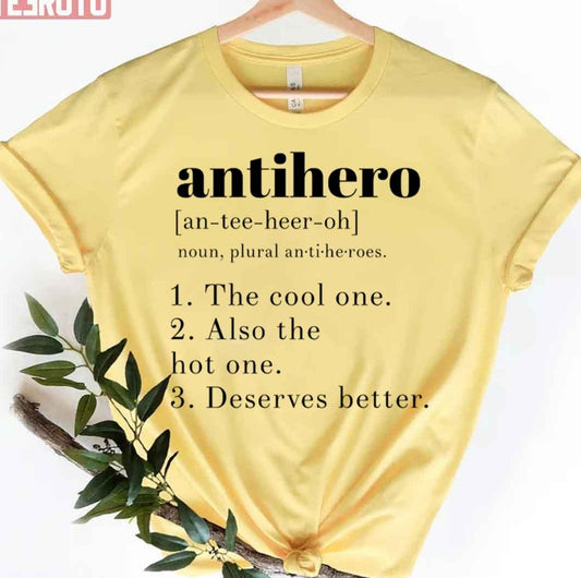 Antihero Definition Print Unisex T-Shirt