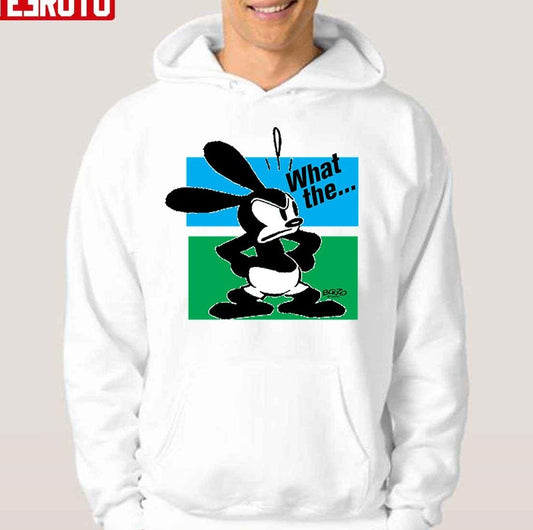 Oswald Rabbit What The Funny Art Unisex Hoodie