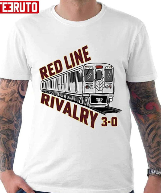 Red Line Rivalry 3-0 Unisex T-Shirt