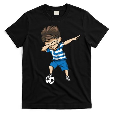 Dabbing Soccer Boy Greece T-Shirt