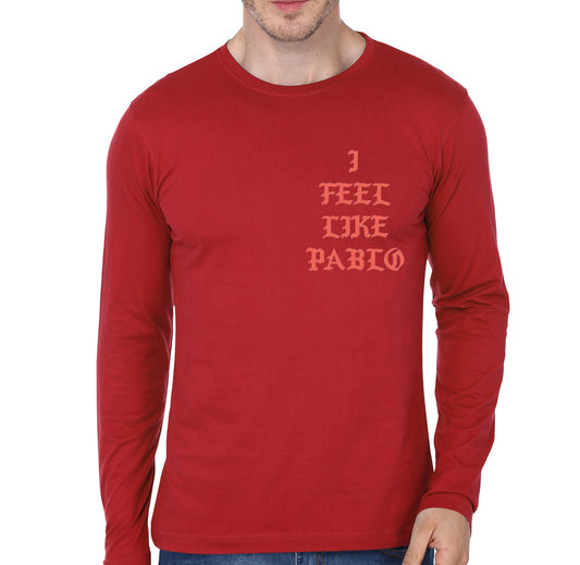 Pablo Red Full Sleeve Tee