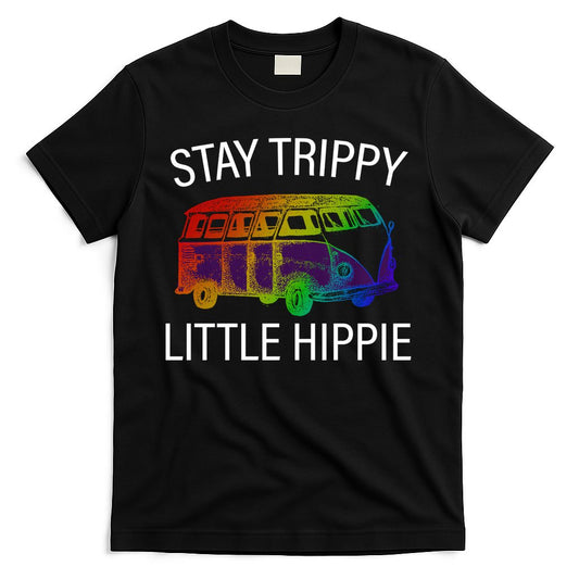 Funny Reto - Stay Trippy Little Hippie T-Shirt