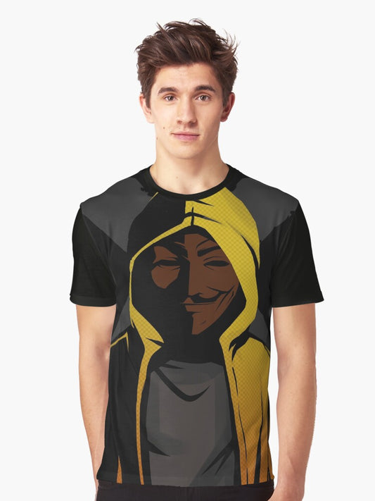 Captivating Hip Hop Inspired Digital Artwork by IndianRocks Graphic T-Shirt