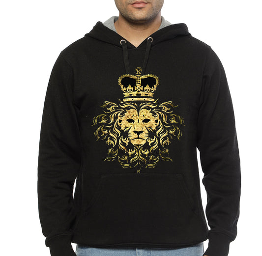 Vintage Gucci â€“ Majestic Lion Black Hoodie
