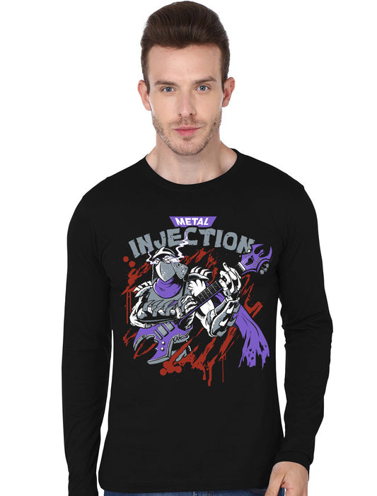 Metal Injection Shredder Black Full Sleeve T-Shirt