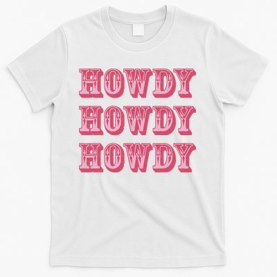Howdy Cowgirl Retro Vintage Country Western Yeehaw Cowgirl T-Shirt