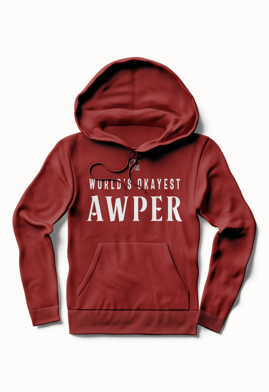 Counter striker Worldâ€™s Okayest Awper Gaming Meme Hoodie