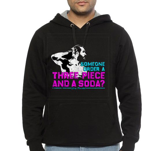 Three Piece And A Soda â€“ Jorge Masvidal Black Hoodie