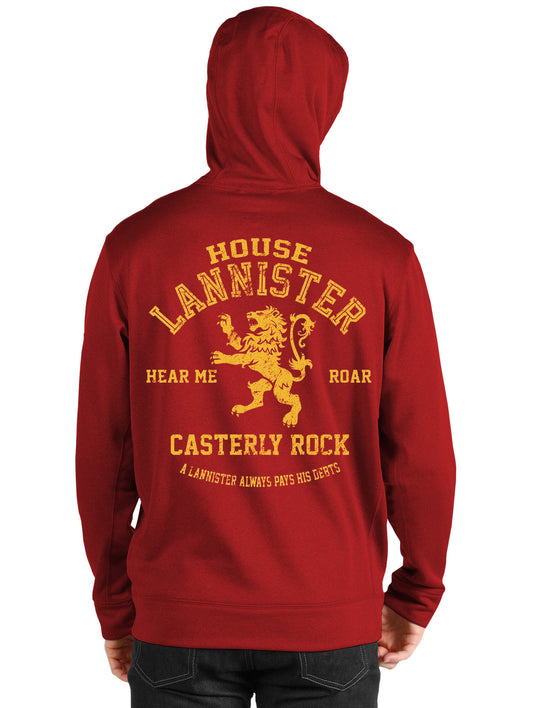 House Lannister Red Hooded Sweatshirt