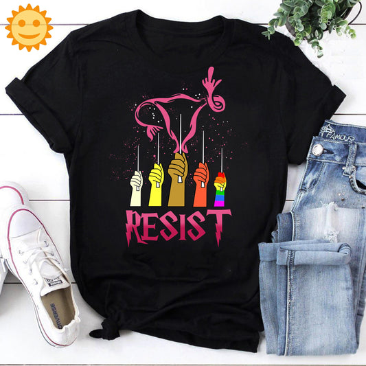 Resist Hand Vintage T-Shirt, Black Lives Matter Shirt, Anti Racist Shirt, Black Woman Shirt, Juneteenth Shirt, LGBT Shirt, Feminist Shirt