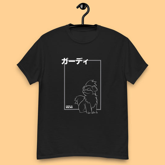 Growlithe Inspired T-Shirt | Unisex | Japanese | Adult Gift