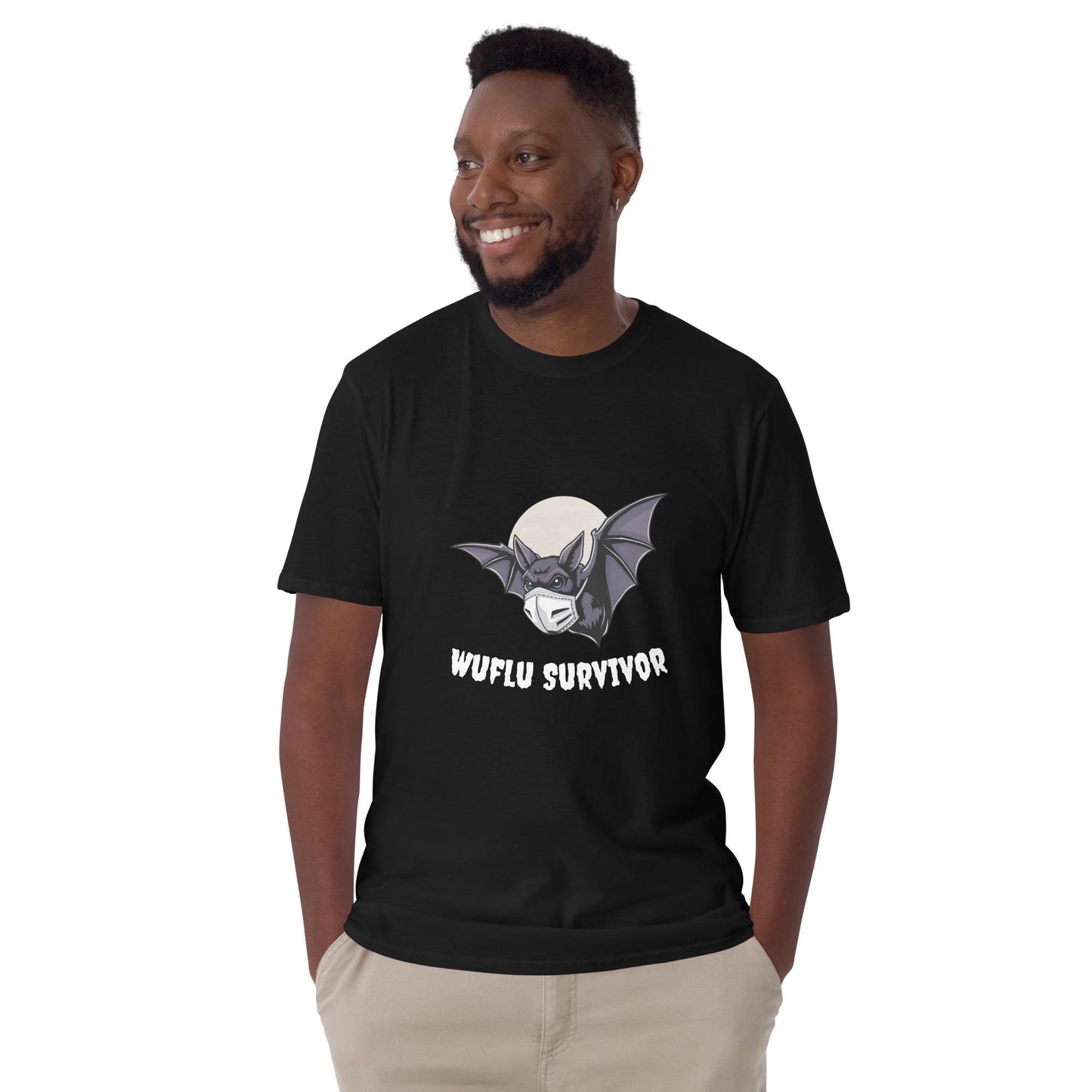 Wu-flu Wuflu Survivor Soft Style T-Shirt, Funny Quarantine Graphic Tee, Pandemic Survivor Shirt, Funny Shirt, Humorous Isolation Shirt