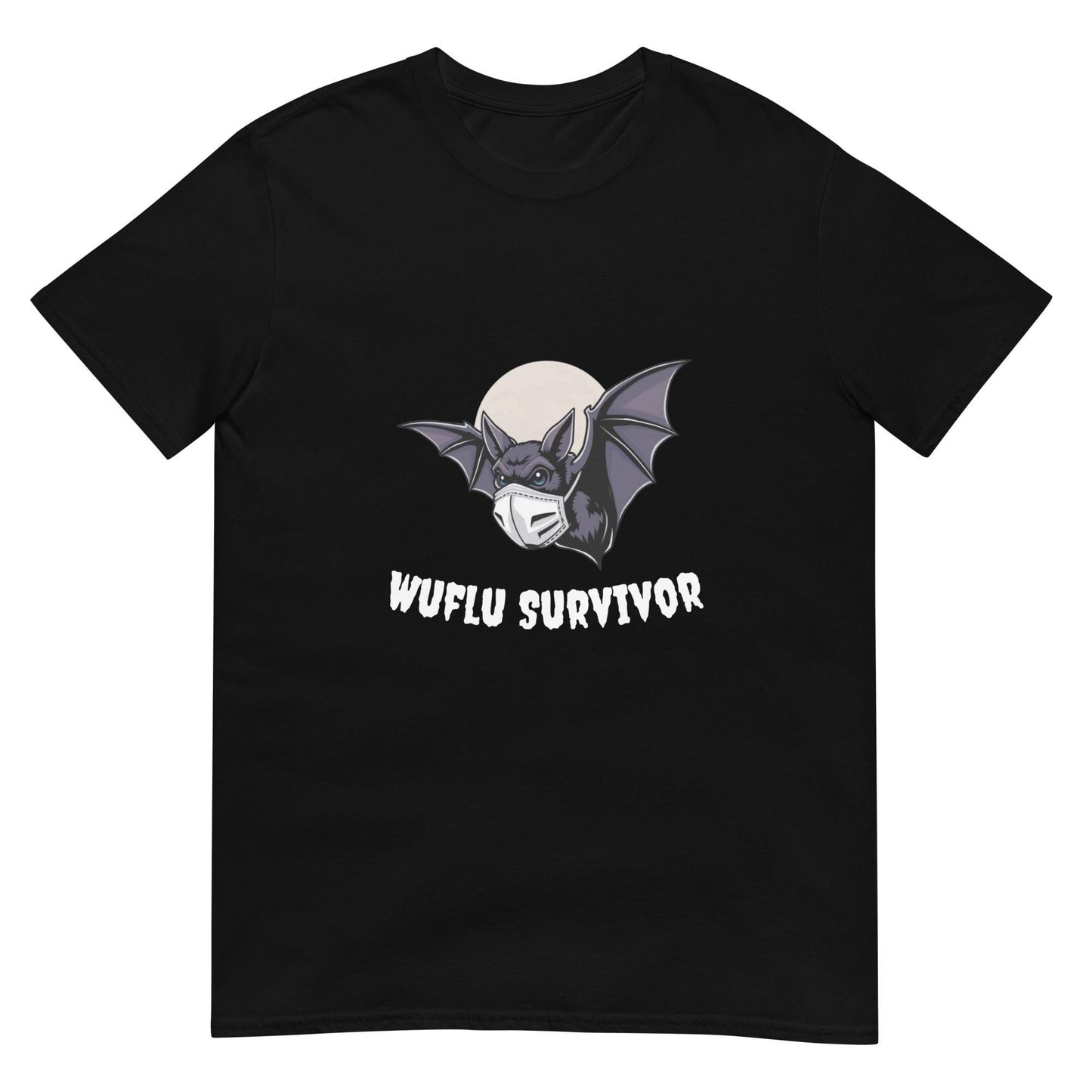 Wu-flu Wuflu Survivor Soft Style T-Shirt, Funny Quarantine Graphic Tee, Pandemic Survivor Shirt, Funny Shirt, Humorous Isolation Shirt