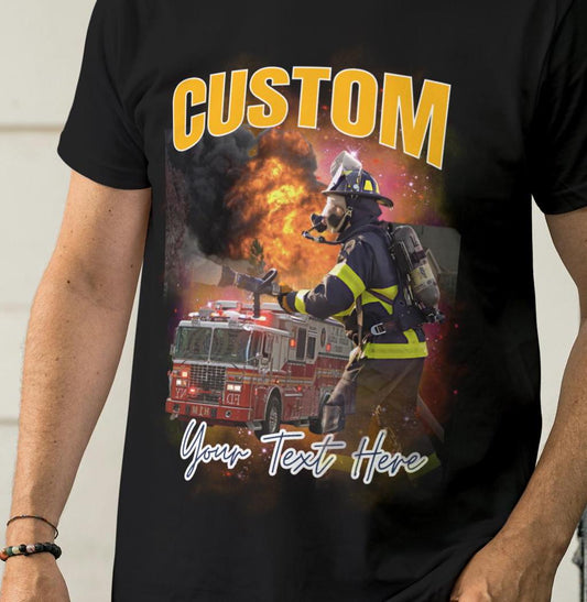 Custom Fire Department Shirt | Custom Company Shirt | Gift for Firefighter | Graduation Gift | Retirement Gift | Station Pride | Thin Red