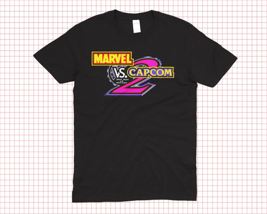 MARVEL VS CAPCOM Video Game T-shirts Old School Birthday Gift For Gamers and Collectors Retro High Quality Vintage Tshirt Shirt T-Shirt