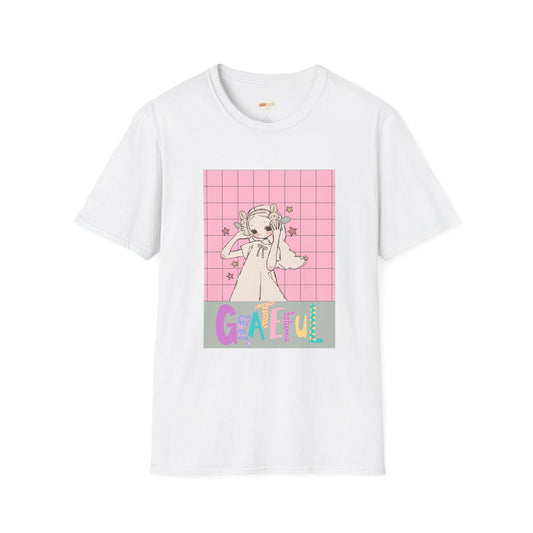 Grateful Graphic T-Shirt, Cute Casual Wear, Gift for Friends, Everyday Style, Teen Apparel, Positive Vibes