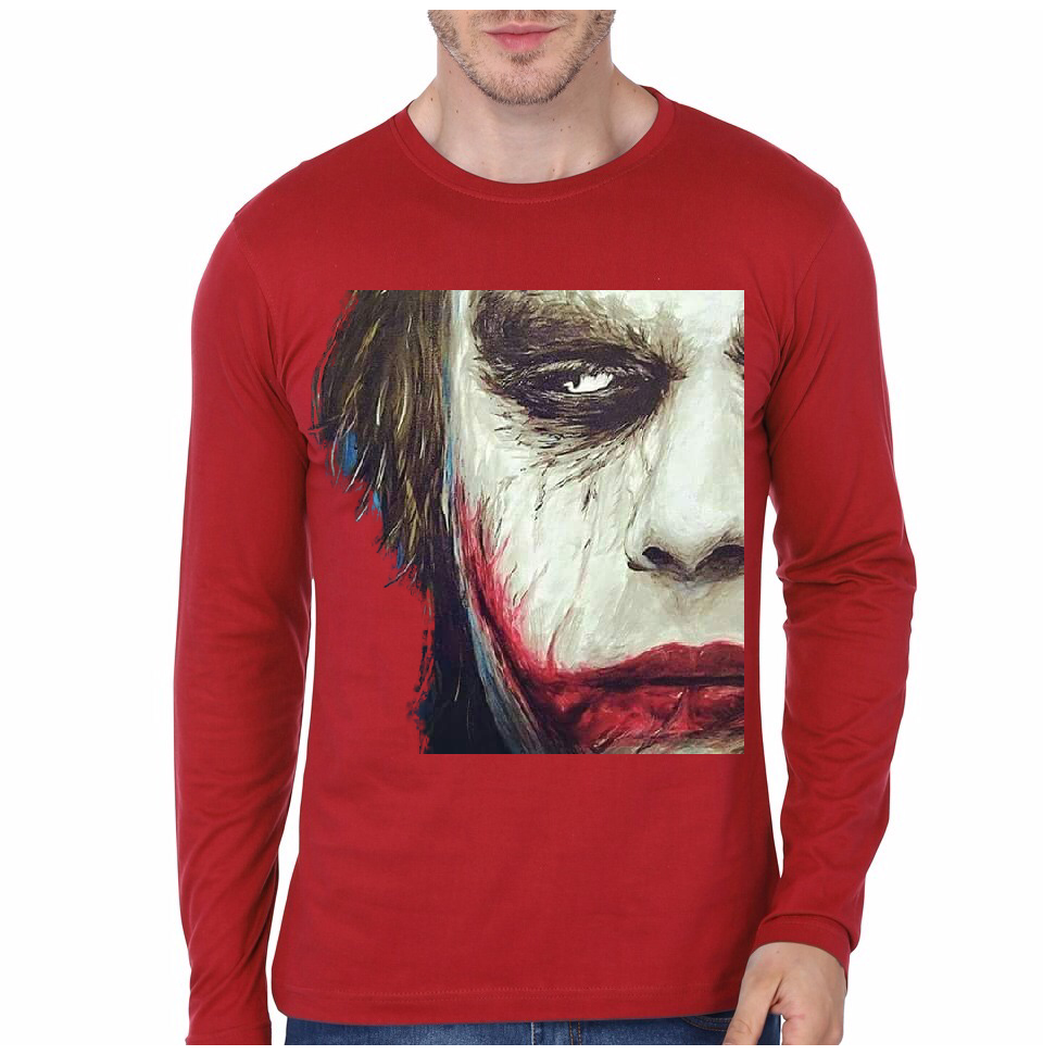 Joker Red Full Sleeve Tee