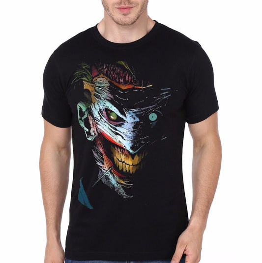 Ripper Joker Face Black T-Shirt