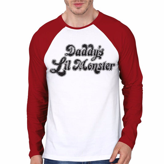 Daddyâ€™s Little Monster Raglan T-Shirt